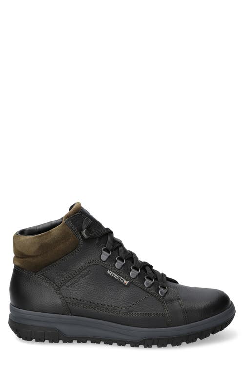 Mephisto Pitt Mid Lace-up Boot In Black