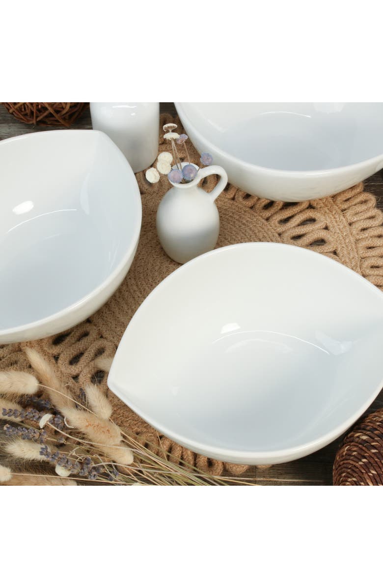 BIA Cordon Bleu Set of 3 Split Oval Bowls, Alternate, color, White
