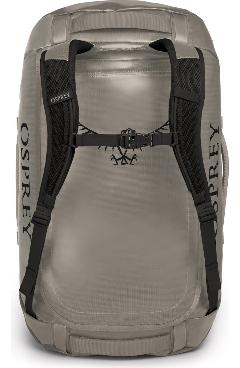 Osprey Transporter<sup>®</sup> 65-Liter Water Resistant Duffle Backpack, Alternate, color, Tan Concrete