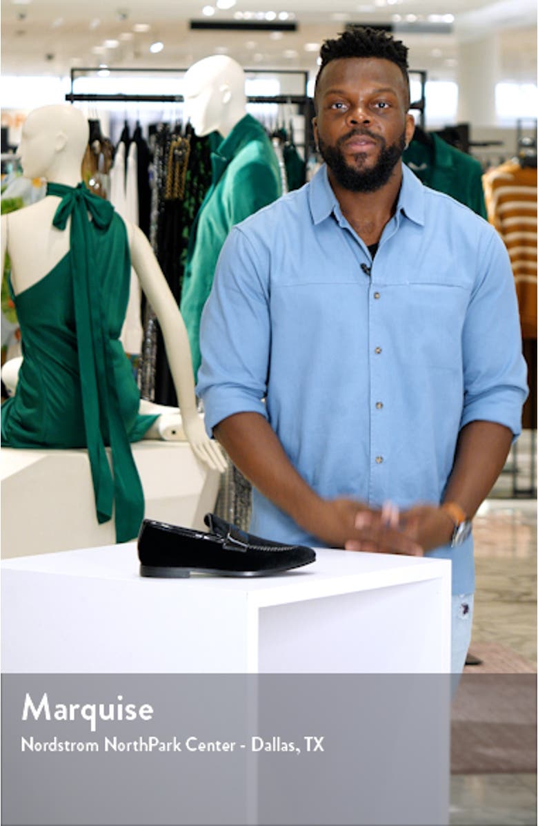 Crescent Velvet Penny Loafer, sales video thumbnail