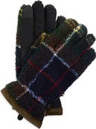 Barbour Field Tartan Fleece Touchscreen Gloves