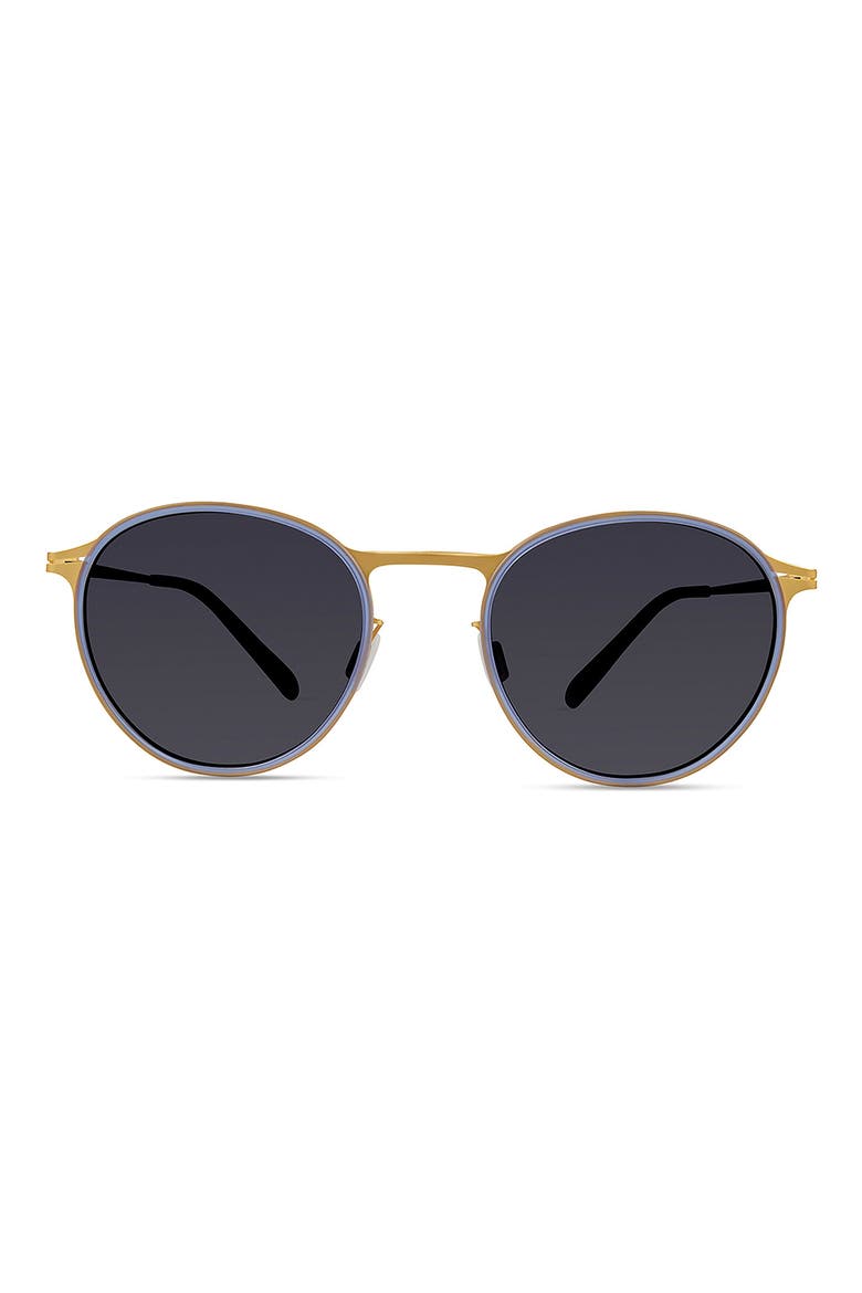 50mm Round Sunglasses, Main, color, PURPLE GREY