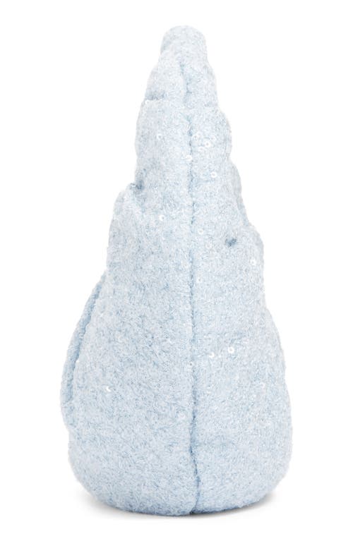 Naked Wardrobe Mini Sequin Top Handle Bag In Blue