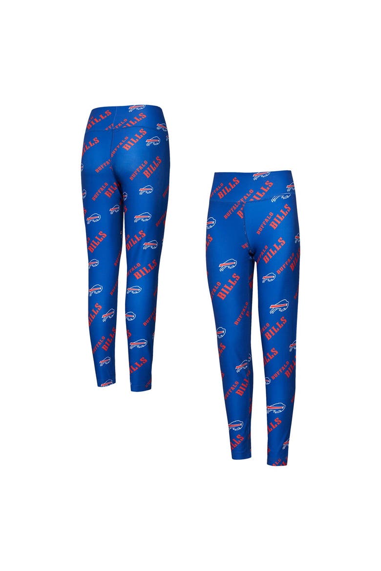 Women's Concepts Sport Royal Buffalo Bills Breakthrough Allover Print Knit Leggings, Main, color, Royal