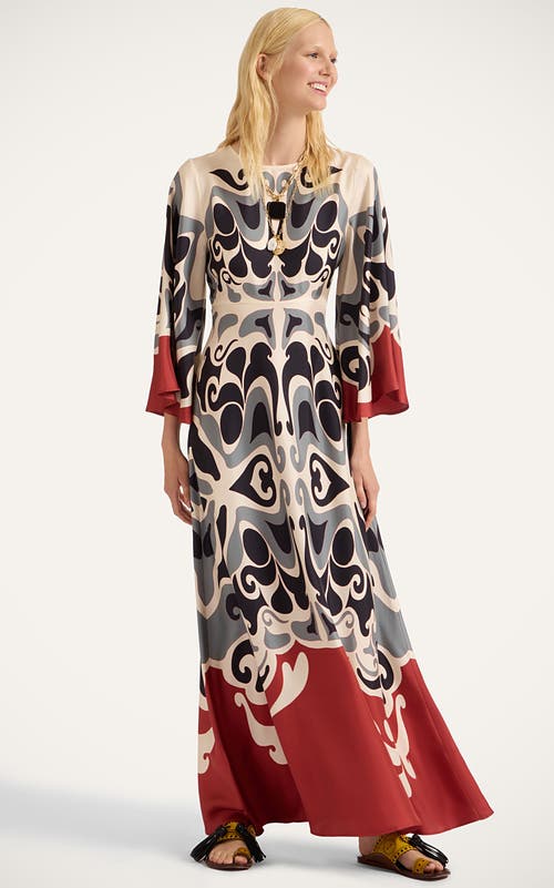 Shop La Doublej Long Sorella Dress Phoenix Placée Ivory