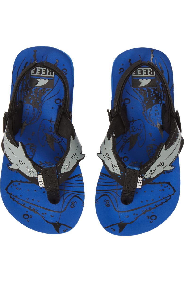 Reef Ahi Shark Flip Flop, Main, color,