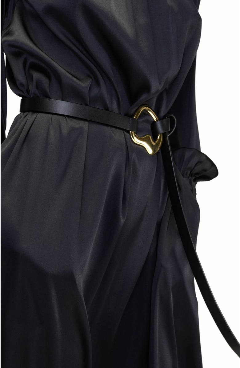 Cynthia Rowley Signature Tie Belt, Alternate, color, Black