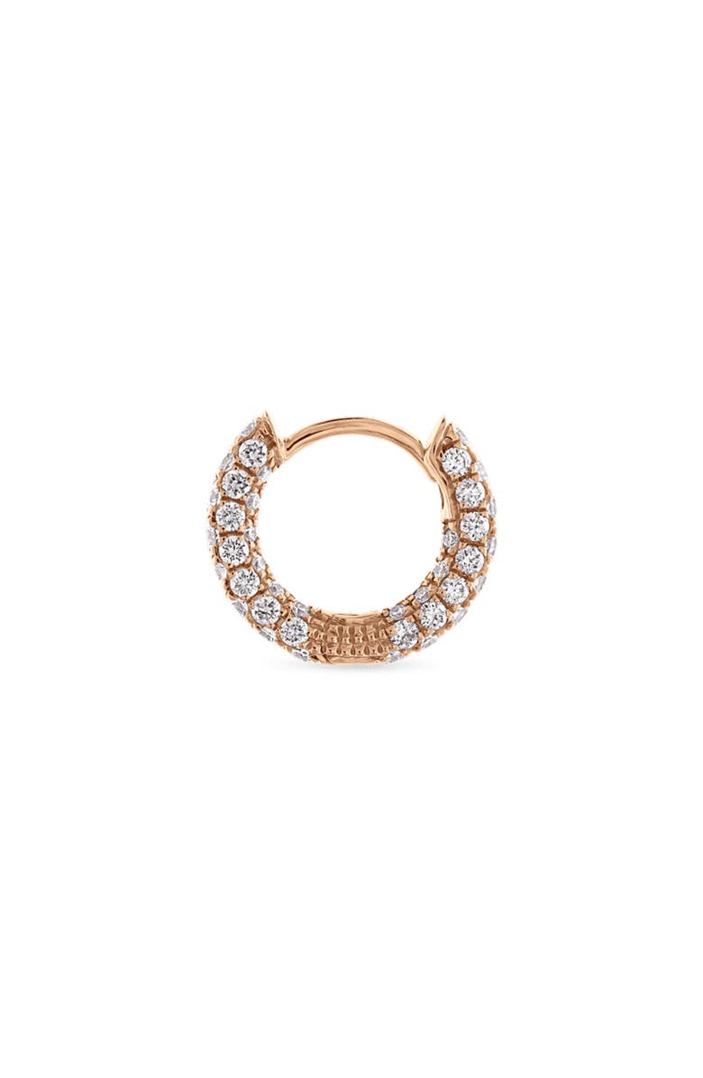 MARIA TASH Five Row Diamond Pave Single Hoop Earrings, Alternate, color, 
