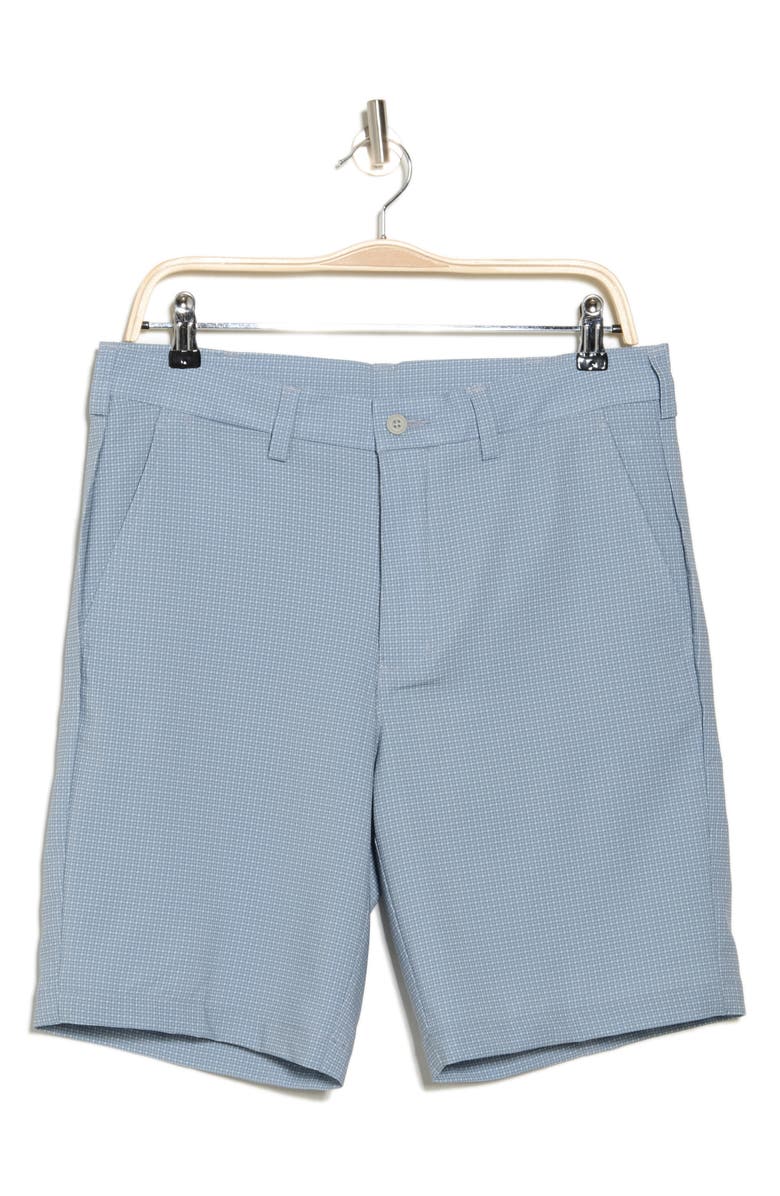 PGA TOUR Geometric Print Golf Shorts, Alternate, color, Tradewinds