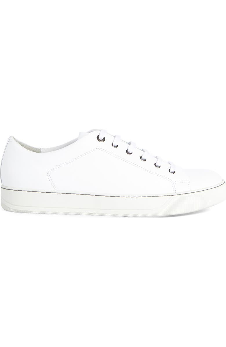Lanvin Low Top Cap Toe Sneaker, Alternate, color,