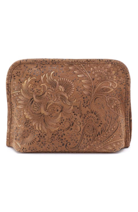 Beauty Leather Cosmetic Pouch