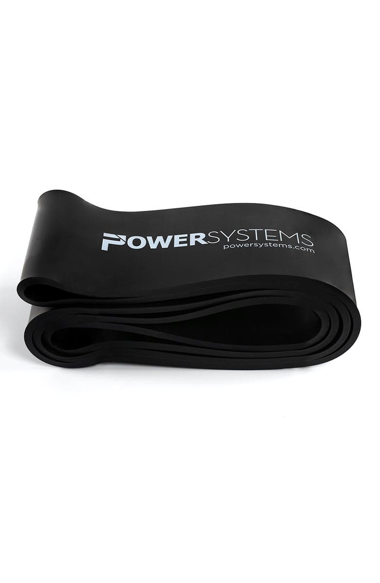 Power Systems Super Heavy Resistance Band for Strength Training, Main, color, Black