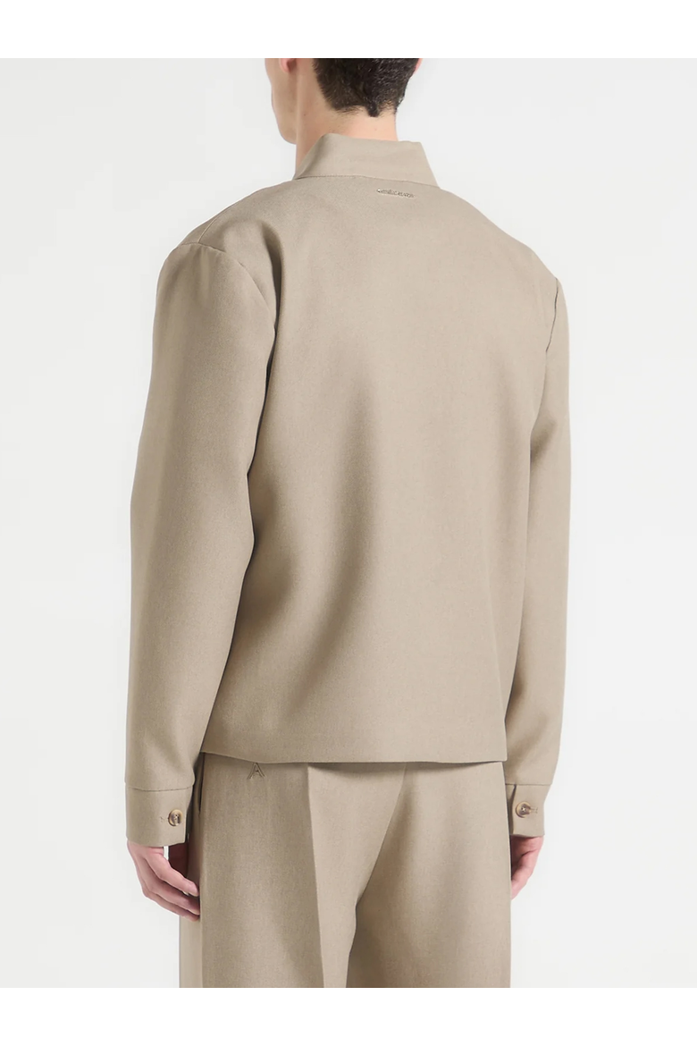 Robin Textured Wrap Jacket, Alternate, color, Beige