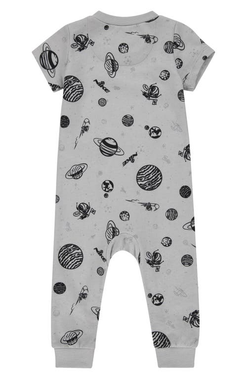 Nike Space Swoosh Short Sleeve Romper In Photon Dust