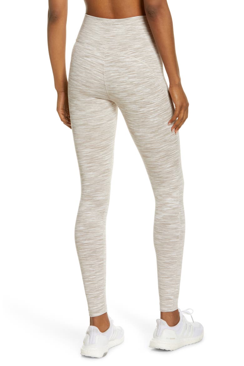 Flow High Waist 7/8 Leggings, Alternate, color, OATMEAL