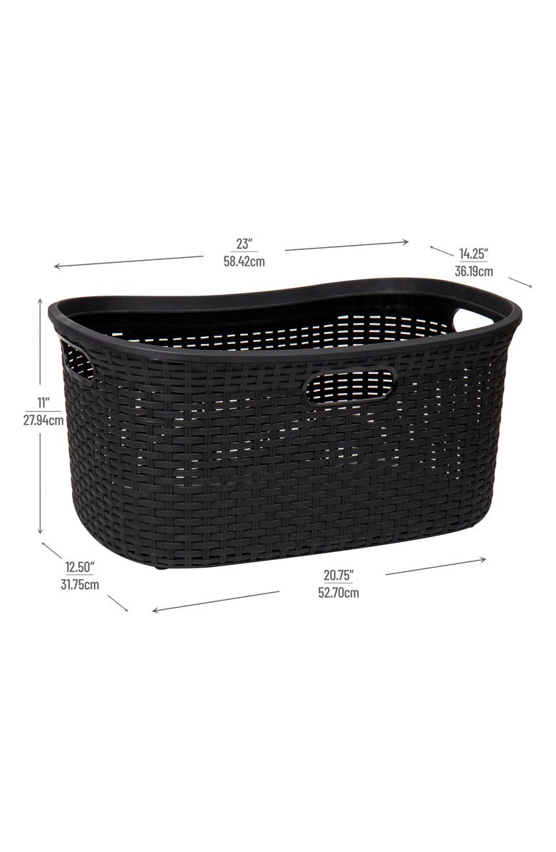 MIND READER 2 Piece Laundry Basket Set, Alternate, color,
