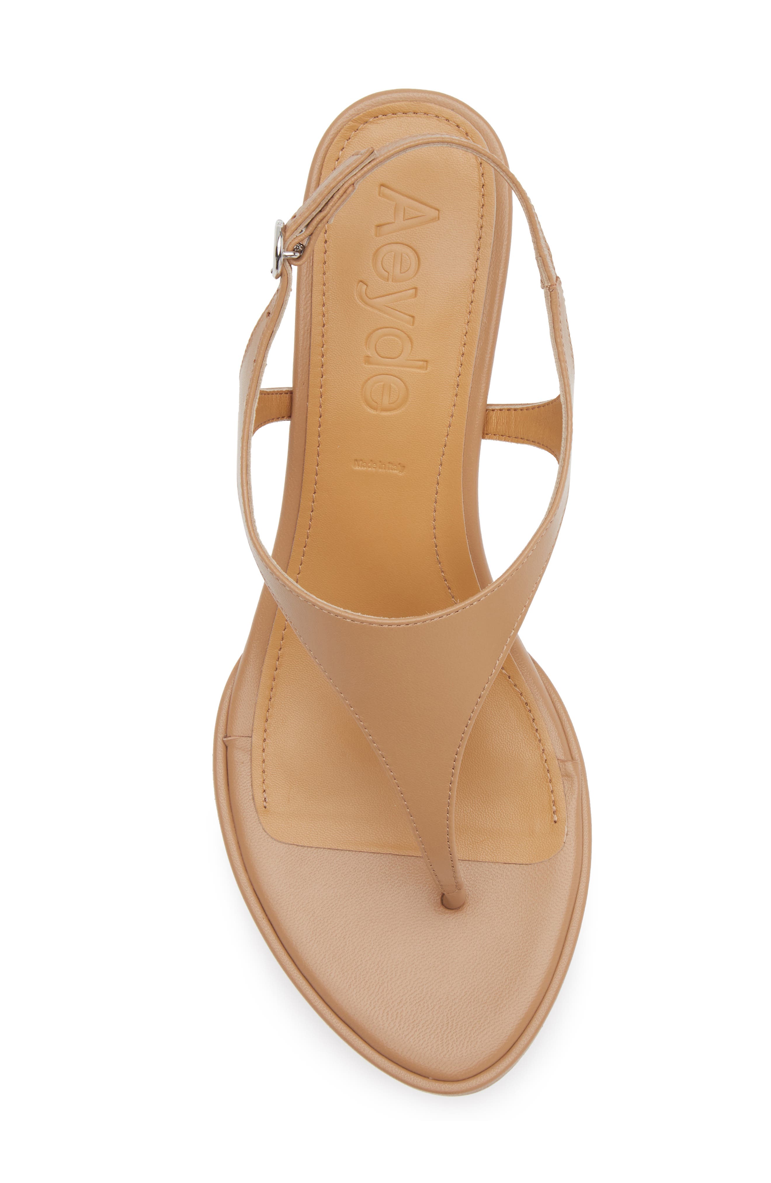 Roose Slingback Wedge Sandal, Alternate, color, HAZELNUT