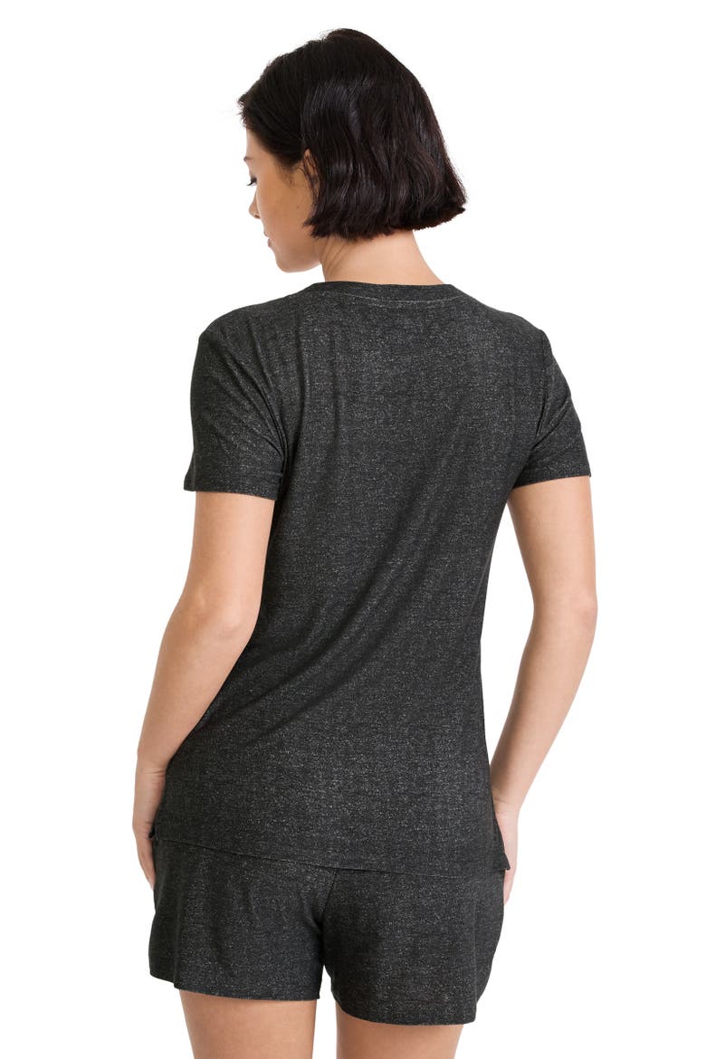 Women's Soft Cool Short Sleeve Tee, Alternate, color, Black Heather