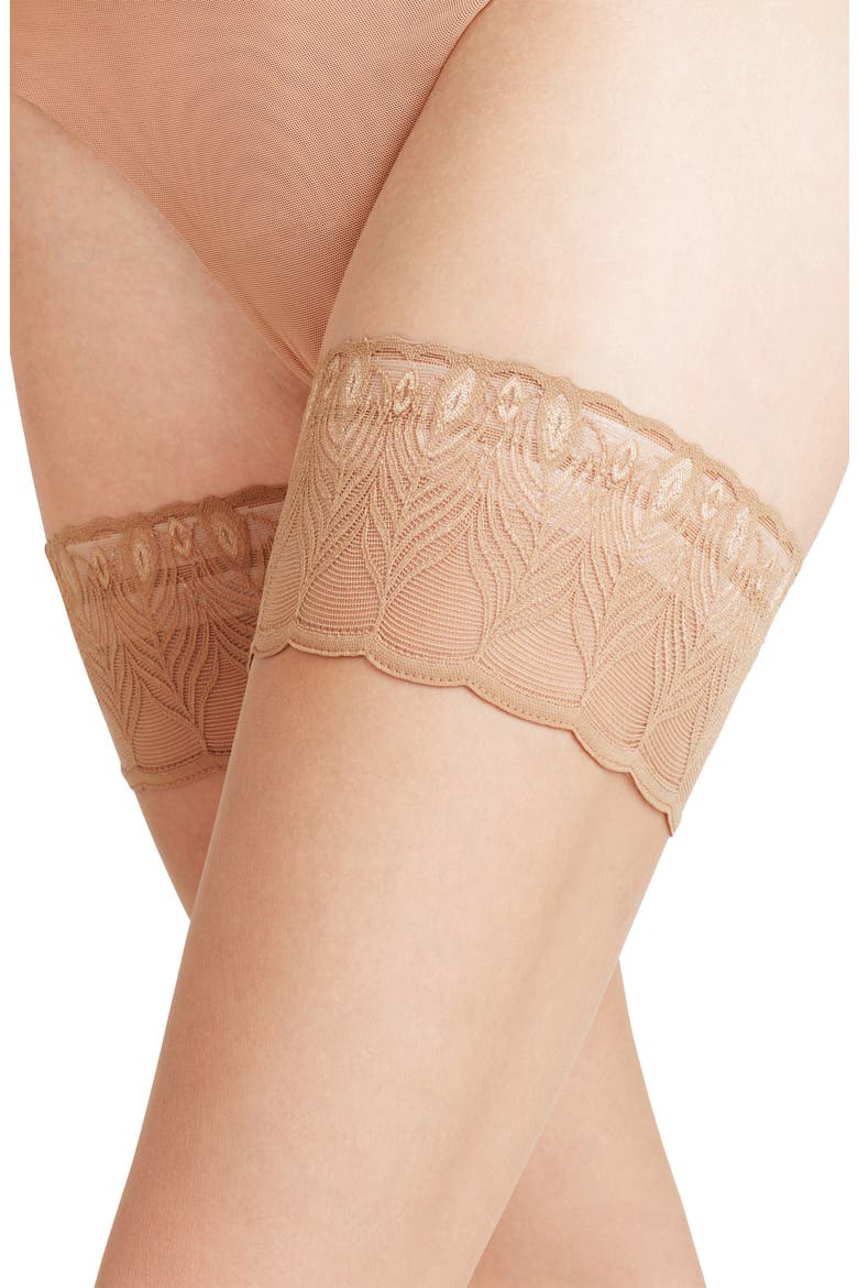 'Lunelle 8' Thigh High Stay Ups, Alternate, color, POWDER