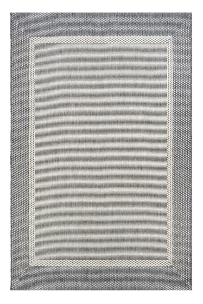 Stria Texture Indoor/Outdoor Rug, Main, color, CHAMPAGNE/ GREY