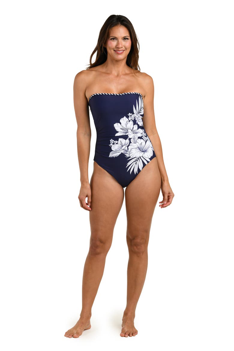 Mariner One-Piece Swimsuit, Alternate, color, INDIGO