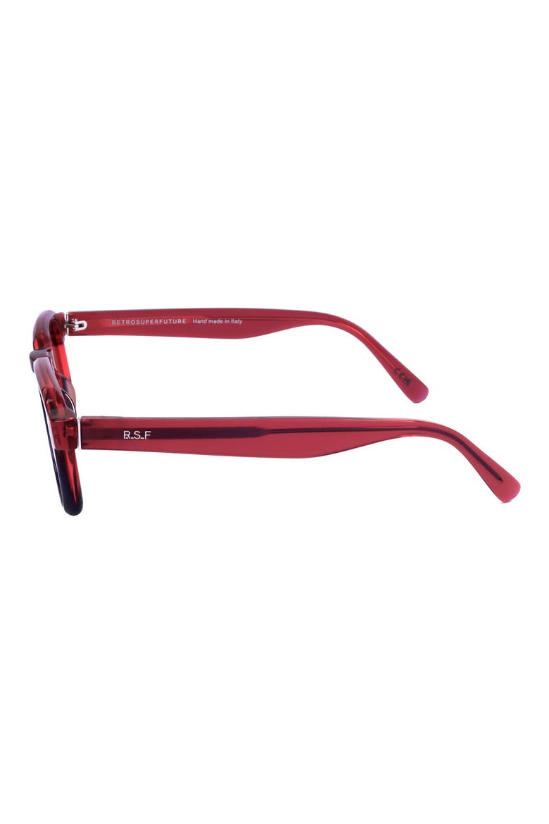 53mm Square Sunglasses, Alternate, color, RED