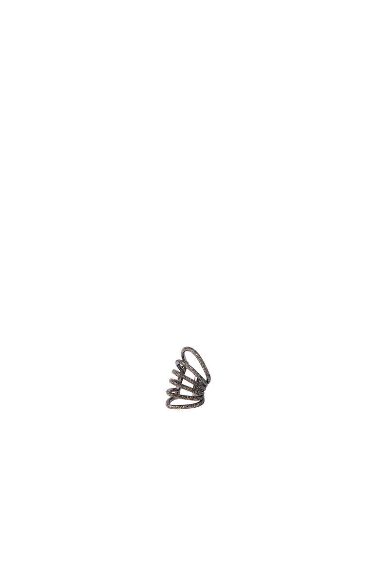 Sterling Silver shimmer ear cuff, Alternate, color, Lignite
