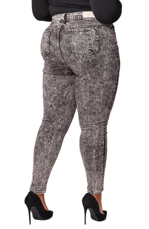 Slink Jeans High Waist Skinny Jeans In Gray