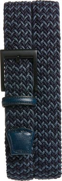 Torino Braided Chevron Stretch Belt