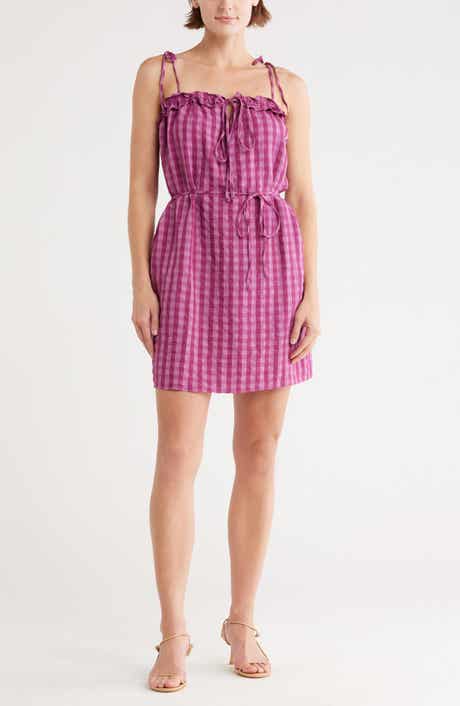 Topshop Gingham Mini Sundress