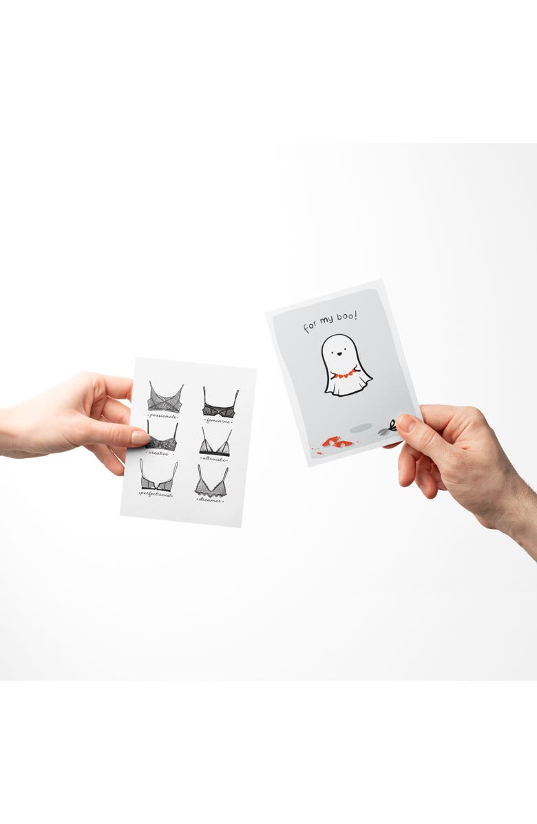 Ramus & Co Love/Friendship Greeting Card Pack (3ct) "Heart, Bralettes, You and Me", Alternate, color, Multi-Pack