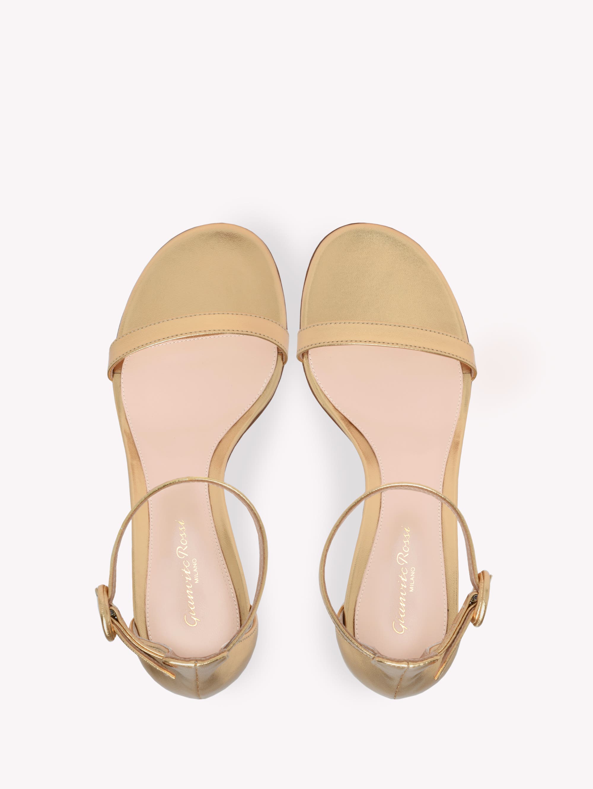 Gianvito Rossi Gaeta 45 Sandals, Alternate, color, Gold