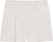 Theory Fluid Linen Blend Shorts