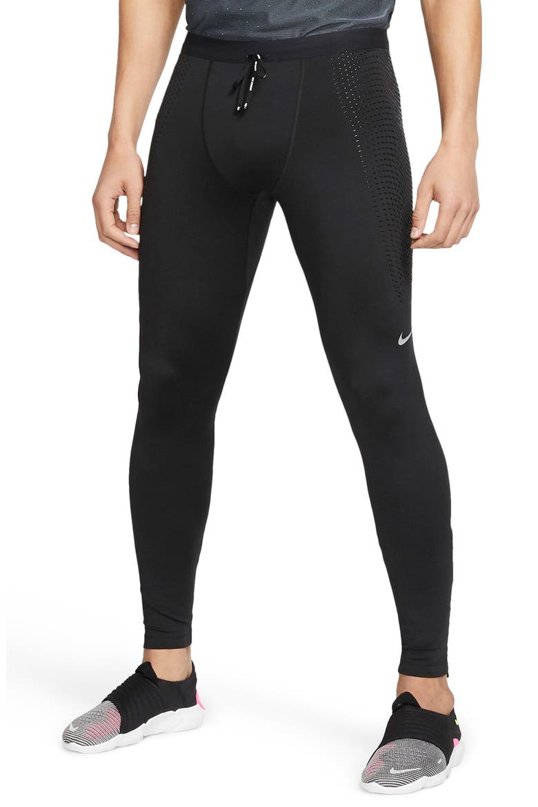 Dri-FIT Power Running Tights, Main, color, BLACK