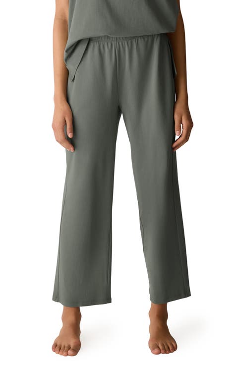 Pull-On Organic Cotton Ankle Pants
