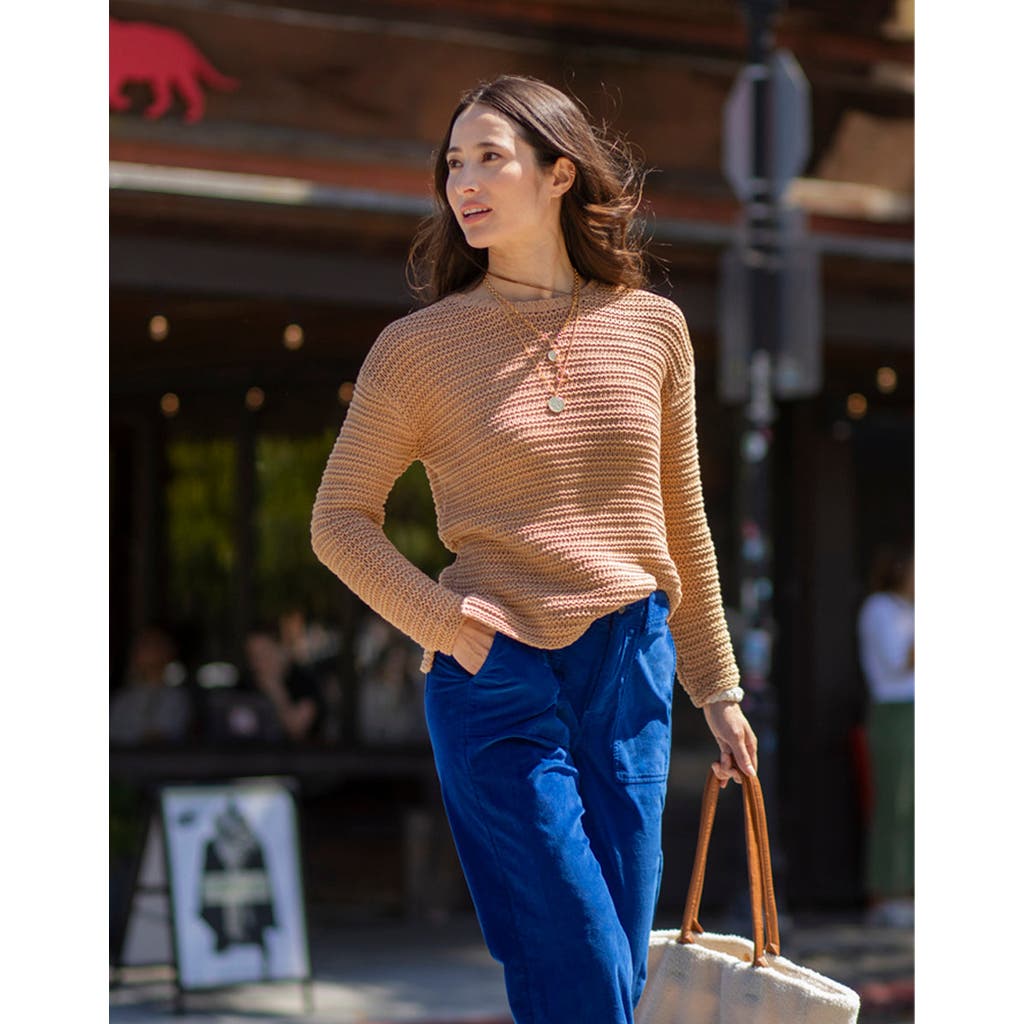 Carve Designs Clarissa Sweater In Brown