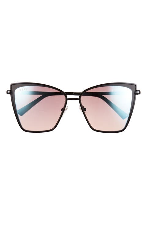 Becky II 56mm Cat Eye Sunglasses
