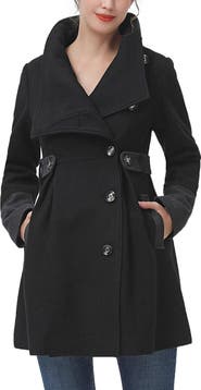 Kimi & Kai Harper Maternity Wool Coat