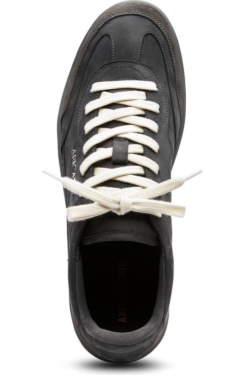 Axel Arigato Dice T-Toe Leather Sneaker, Alternate, color, Off Black/Off Black