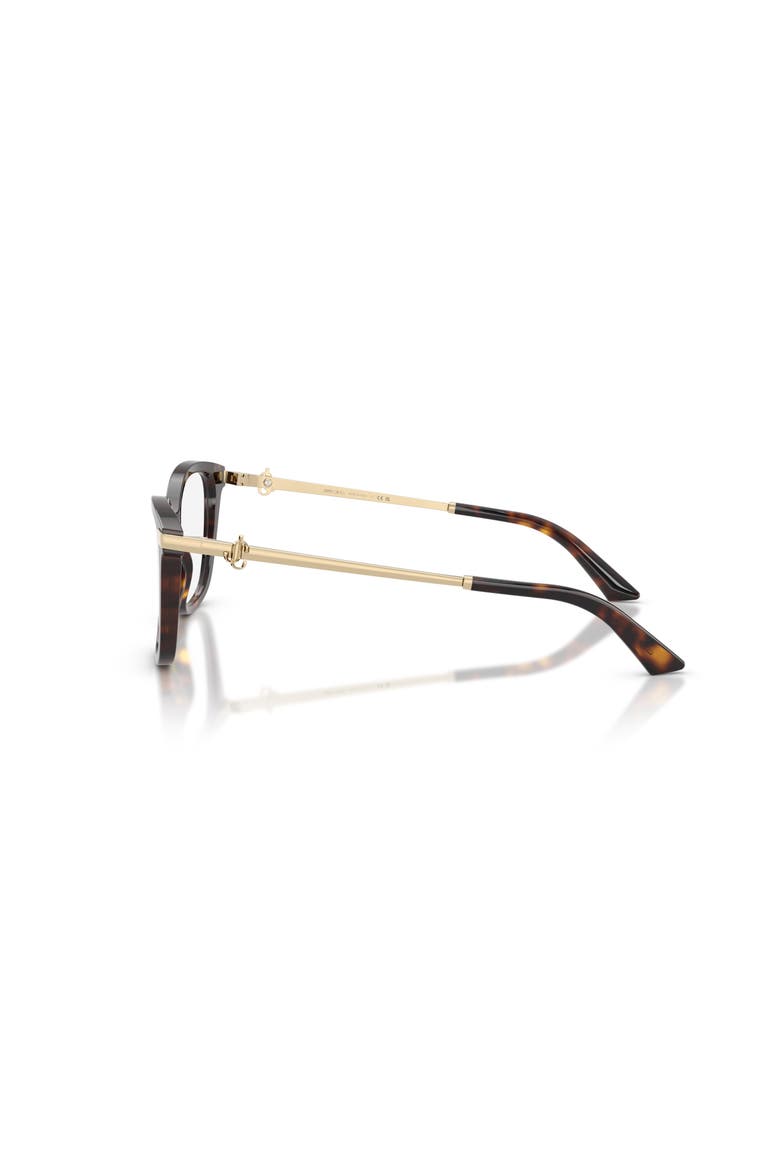 52mm Rectangle optical glasses, Alternate, color, Tortoise