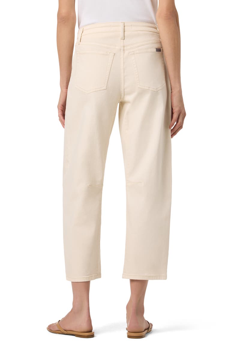 High Waist Ankle Barrel Leg Jeans, Alternate, color, ECRU