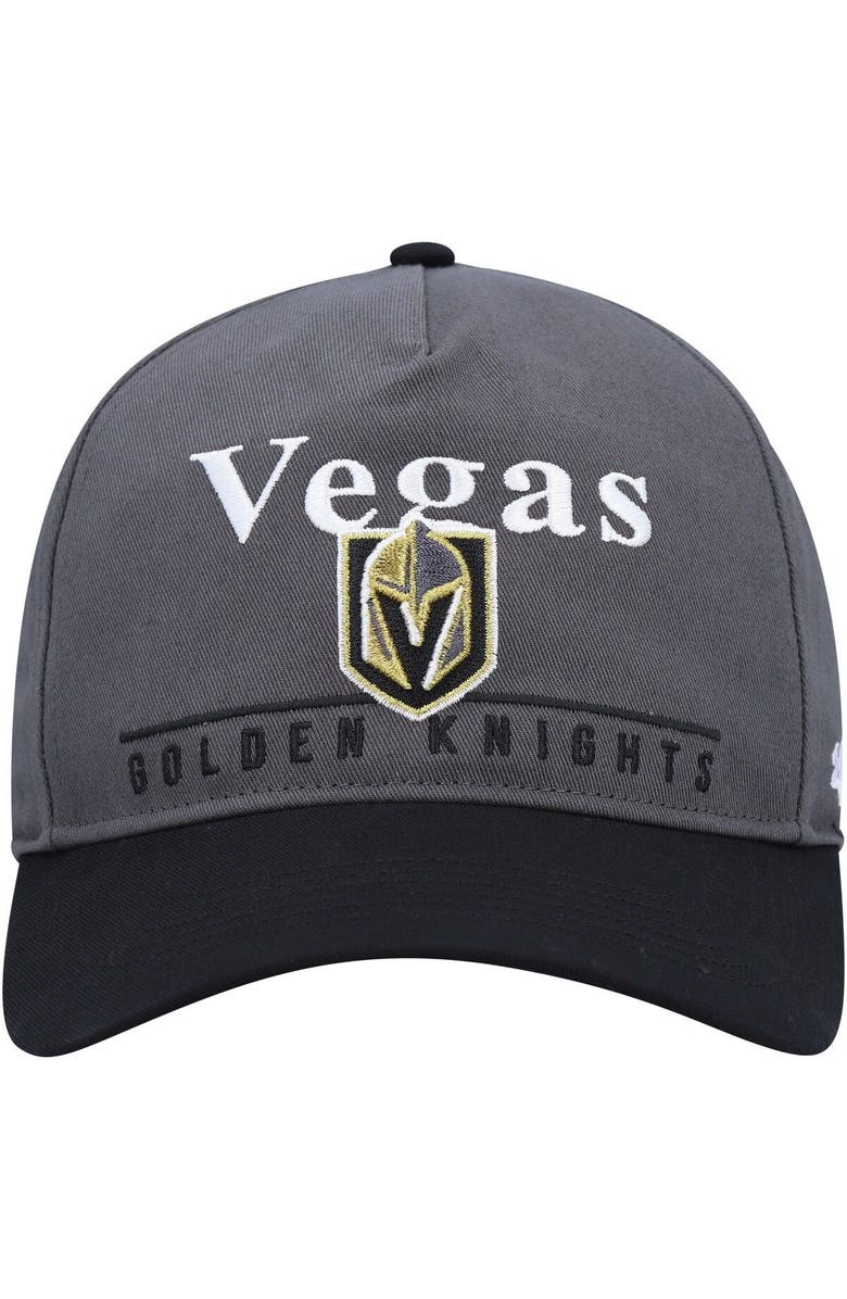 '47 Men's '47 Charcoal/Black Vegas Golden Knights Super Hitch Adjustable Snapback Hat, Alternate, color, Charcoal