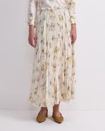 Sportscraft Yara Floral Pleated Midi Skirt