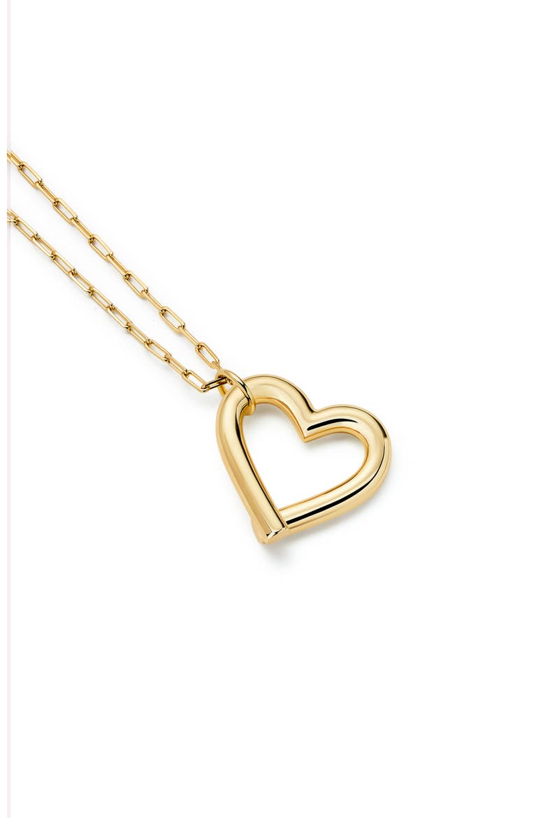 Heart Necklace - Delilah, Alternate, color, Gold