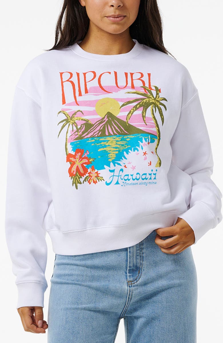 Rip Curl Island Graphic Sweatshirt, Main, color, 