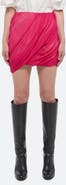 Helmut Lang Bubble Silk Miniskirt