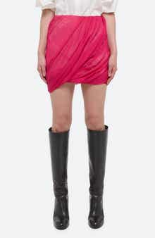 Helmut Lang Bubble Silk Miniskirt