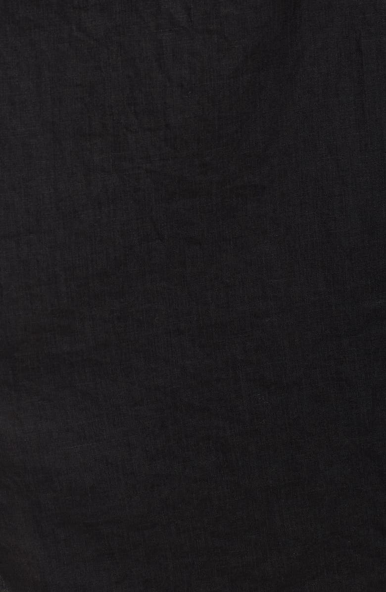 Eileen Fisher Faux Wrap Organic Linen Skirt, Alternate, color,