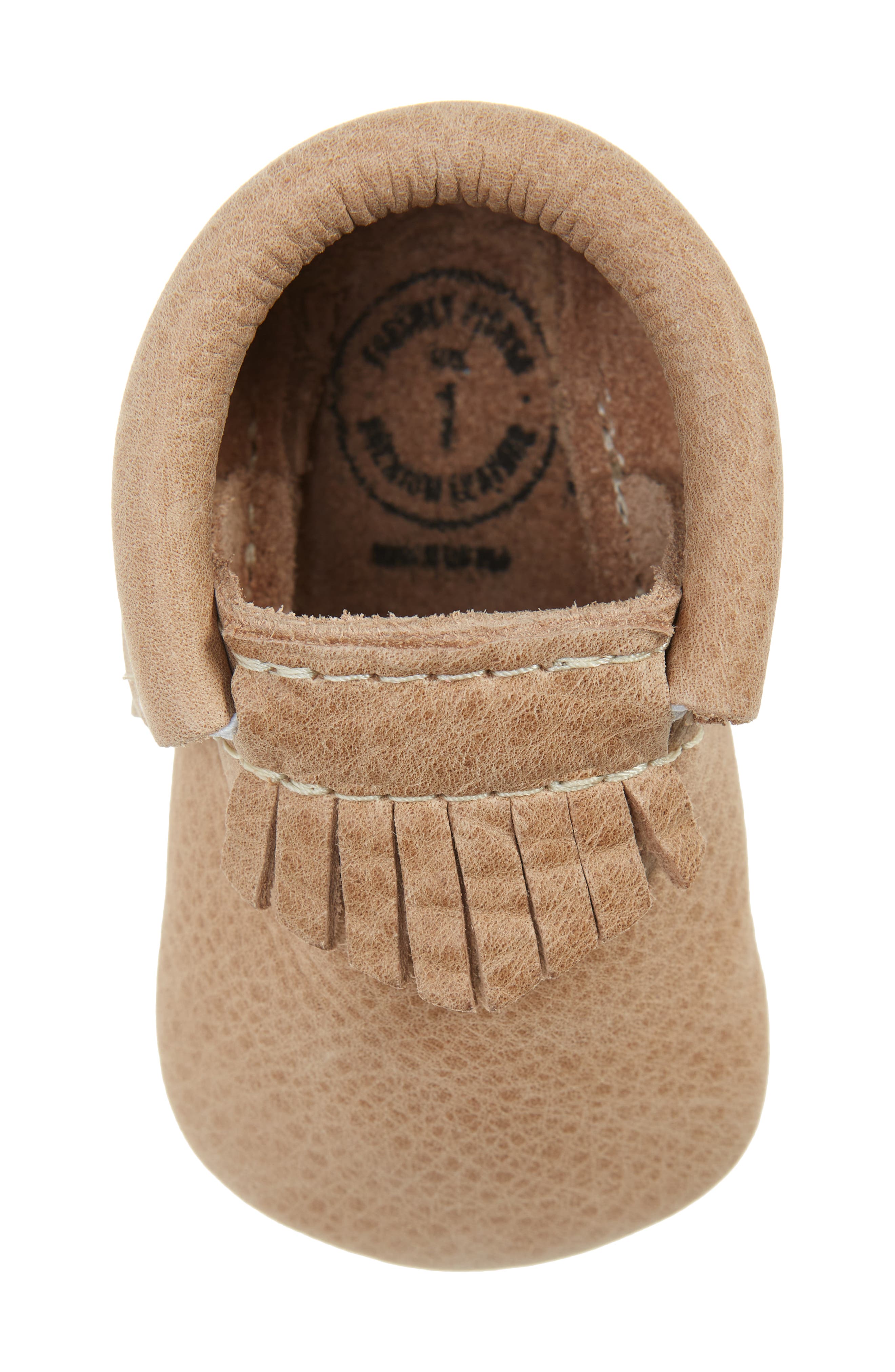 City Crib Shoe, Alternate, color, WEATHERED BROWN LEATHER
