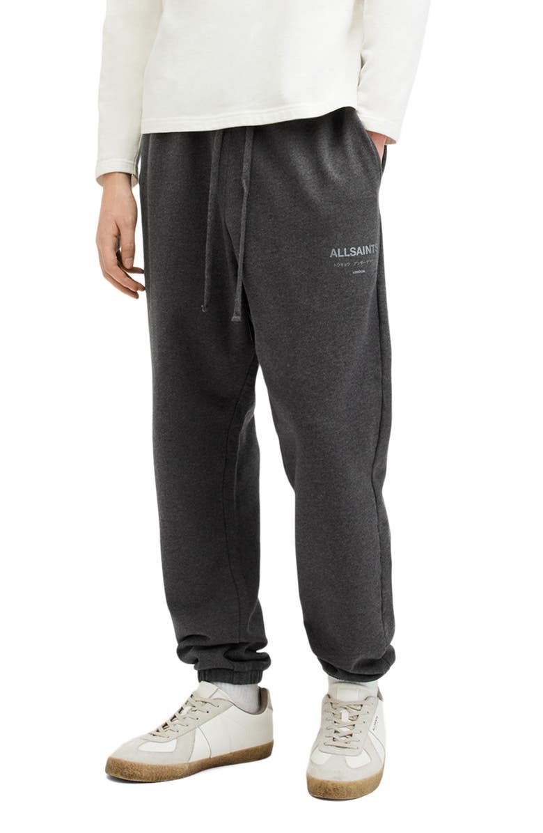 AllSaints Draven Cotton Blend Sweatpants, Main, color, 